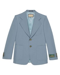 Gucci Notched Lapel Single Breasted Blazer