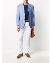 Kiton Single Breasted Fitted Blazer