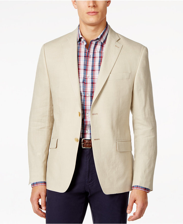 Lauren Ralph Lauren Solid Linen Classic Fit Sport Coat, $295 | Macy's ...