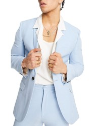 ASOS DESIGN Super Skinny Suit Jacket In Light Blue At Nordstrom