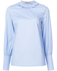 Lela Rose Blouse With Fitted Cuffs