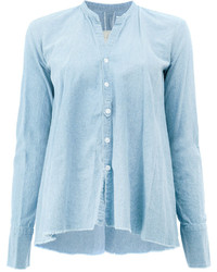 Greg Lauren Classic Fitted Blouse
