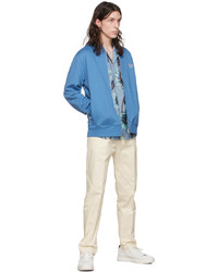 Ps By Paul Smith Blue Organic Cotton Bomber Jacket