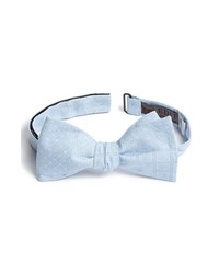 Edit by The Tie Bar Linen Bow Tie Light Blue One Size