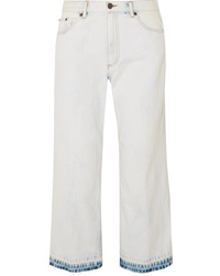Marc Jacobs Cropped Bleached Boyfriend Jeans