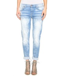 7 For All Mankind Josephina Destroyed Bleached Jeans