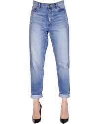Saint Laurent Boyfriend Cotton Denim Jeans
