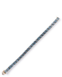 Ippolita 18k Rock Candy Tennis Bracelet In London Blue Topaz
