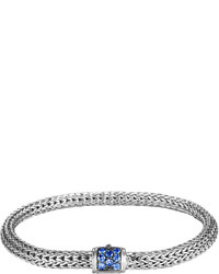 John Hardy Classic Chain Extra Small Pave Clasp Bracelet