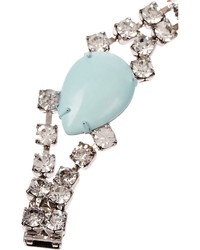 Tom Binns Madame Dumont Rhodium Plated Crystal Bracelet