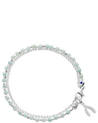 Astley Clarke Silver Wishbone Friendship Bracelet