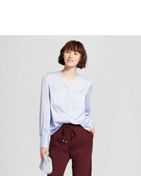 A New Day Long Sleeve Pleat Back Blouse