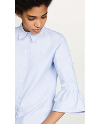 Marc Jacobs Button Down With Ruffle Sleeve