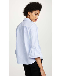 Marc Jacobs Button Down With Ruffle Sleeve