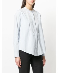 Maison Rabih Kayrouz Mandarin Collar Bib Shirt