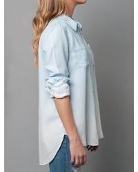 Thread And Supply Light Ombre Button Up Shirt