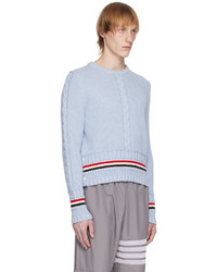 Thom Browne Blue Stripe Sweater