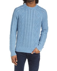 rag & bone Dexter Organic Cotton Sweater In Blue Rays At Nordstrom