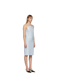 Kwaidan Editions Blue Latex Slip Dress