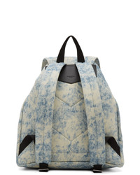 Saint Laurent Blue Denim Noe Backpack