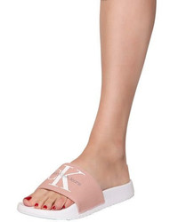 Calvin Klein Jeans 20mm Chantal Canvas Slide Sandals