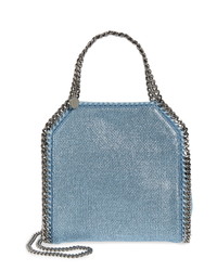 Light Blue Canvas Handbag