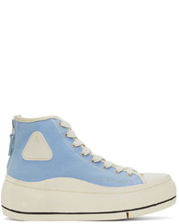R13 Blue Kurt High Top Sneakers