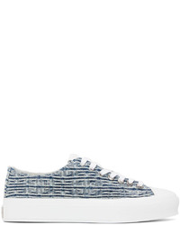 Givenchy Blue 4g City Low Top Sneakers