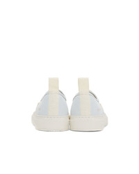 Woman by Common Projects White Nubuck Four Hole Low Sneakers