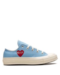 Converse X Cdg Chuck 70 Ox Ac Bright Blue Sneakers