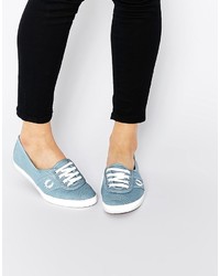 Fred Perry Aubrey Canvas Blue Sneakers