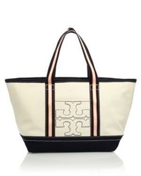 Tory Burch Bombe Small Canvas Tote