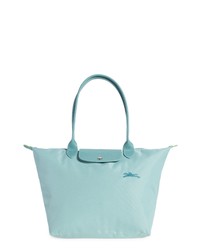 Longchamp Le Pliage Large Shoulder Tote In Lagoon At Nordstrom