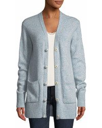 ADAM by Adam Lippes Adam Lippes Brushed Cashmere Cardigan With Pearlescent Buttons