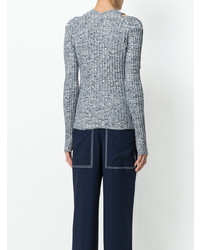 Ports 1961 Ribbed Cut Out Cardigan