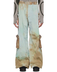 Charlie Constantinou Green Multi Pocket Cargo Pants