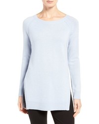 Nordstrom Collection Side Slit Cashmere Sweater