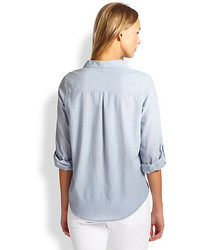 Joie Cartel Button Front Chambray Shirt