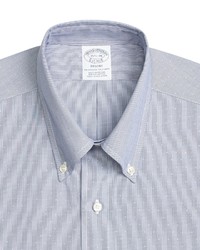 Brooks Brothers Regent Fit Chambray Hairline Dobby Dress Shirt