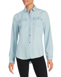 Highline Collective Chambray Button Front Shirt