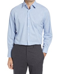 Nordstrom Traditional Fit Non Iron Chambray Dress Shirt