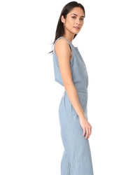 Cupcakes And Cashmere Hoffman Cropped Button Back Jumpsuit