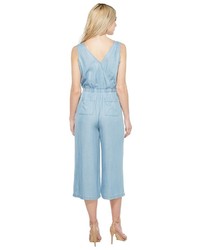 Two By Vince Camuto Sleeveless Wrap Top Tencel Cropped Jumpsuit Jumpsuit Rompers One Piece