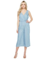 Two By Vince Camuto Sleeveless Wrap Top Tencel Cropped Jumpsuit Jumpsuit Rompers One Piece