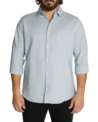 Johnny Bigg Anders Relaxed Fit Button Up Linen Cotton Shirt In Chambray At Nordstrom