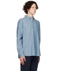 Sunspel Blue Selvedge Shirt
