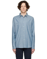 Sunspel Blue Selvedge Shirt