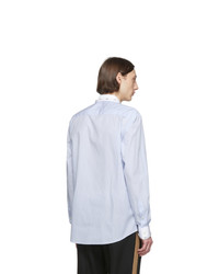Burberry Blue Striped Formal Shirt