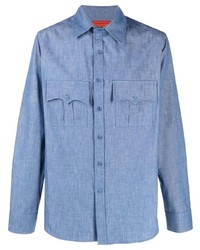 Thebe Magugu Chest Pocket Chambray Shirt