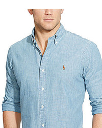 Polo Ralph Lauren Classic Fit Solid Chambray Shirt